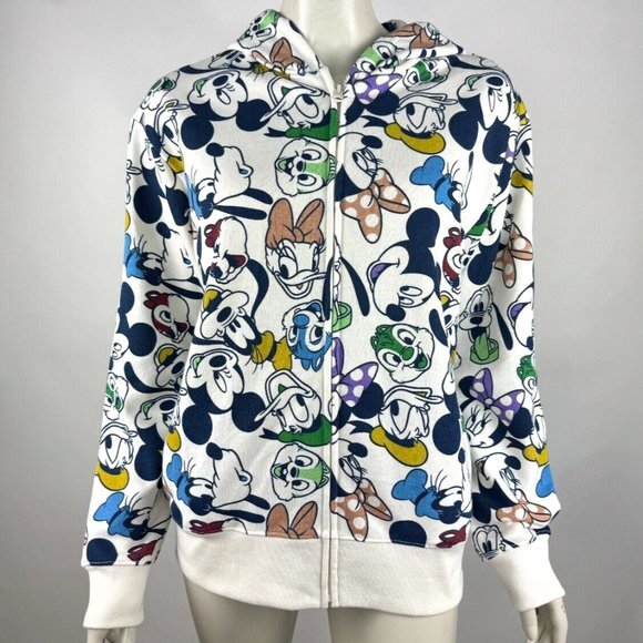 Tokyo Disney Resort 2022 Hoodie Unisex M NWT Mickey & Friends Full‎ Zip Jacket - Picture 1 of 14